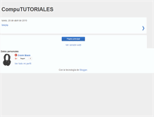Tablet Screenshot of compututoriales.blogspot.com