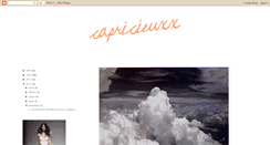 Desktop Screenshot of capricieuxx.blogspot.com