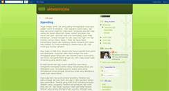 Desktop Screenshot of akhdanrayna.blogspot.com