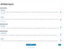 Tablet Screenshot of akhdanrayna.blogspot.com