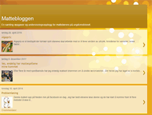 Tablet Screenshot of matematikkbloggen.blogspot.com