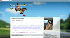 Desktop Screenshot of paraomundoquevoudescer.blogspot.com