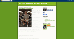 Desktop Screenshot of musisidrummer.blogspot.com