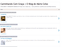 Tablet Screenshot of caminhandocomgraca.blogspot.com