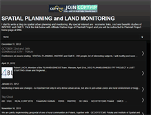 Tablet Screenshot of monitoringprzestrzenny.blogspot.com