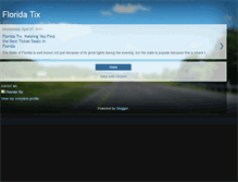 Tablet Screenshot of floridatix.blogspot.com