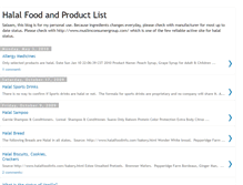 Tablet Screenshot of halalproductlist.blogspot.com