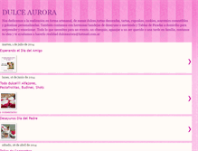 Tablet Screenshot of dulceaurora.blogspot.com