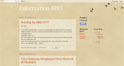 Desktop Screenshot of information-seo.blogspot.com