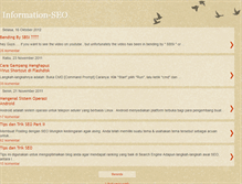 Tablet Screenshot of information-seo.blogspot.com