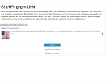 Tablet Screenshot of begriffegegenlicht.blogspot.com