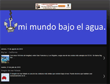 Tablet Screenshot of mimundobajoelagua.blogspot.com