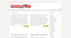 Desktop Screenshot of canciones-y-amor.blogspot.com