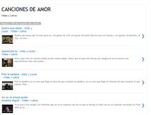 Tablet Screenshot of canciones-y-amor.blogspot.com