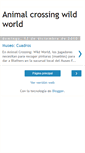 Mobile Screenshot of animalcrossingwildworldtrucos.blogspot.com