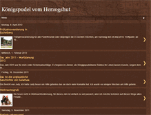 Tablet Screenshot of grosspudel.blogspot.com