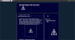 Desktop Screenshot of djunderdawgzhitspot.blogspot.com
