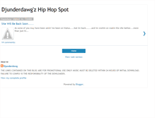 Tablet Screenshot of djunderdawgzhitspot.blogspot.com