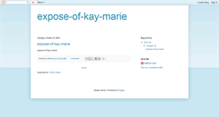 Desktop Screenshot of expose-of-kay-marie.blogspot.com