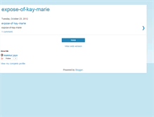 Tablet Screenshot of expose-of-kay-marie.blogspot.com