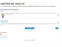 Tablet Screenshot of maestrosigloxxi.blogspot.com