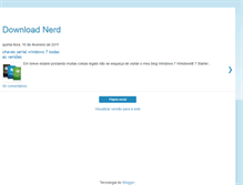 Tablet Screenshot of downloadnerds.blogspot.com