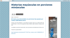 Desktop Screenshot of microrrelatosenporciones.blogspot.com