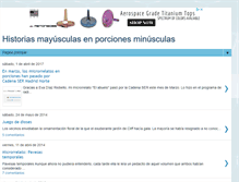 Tablet Screenshot of microrrelatosenporciones.blogspot.com