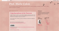 Desktop Screenshot of mariecolon.blogspot.com