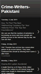 Mobile Screenshot of crime-writers-pakistani.blogspot.com