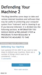 Mobile Screenshot of defendingyourmachine2.blogspot.com