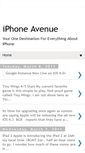 Mobile Screenshot of iphone-avenue.blogspot.com