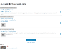 Tablet Screenshot of metabirder.blogspot.com