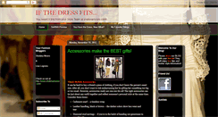Desktop Screenshot of ifthedressfits.blogspot.com
