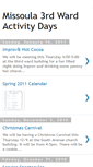 Mobile Screenshot of missoulathirdwardactivitydays.blogspot.com