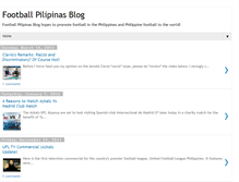 Tablet Screenshot of footballpilipinas.blogspot.com