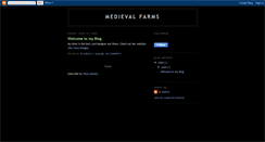 Desktop Screenshot of medievalfarms.blogspot.com