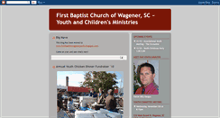 Desktop Screenshot of fbcwageneryouth.blogspot.com