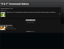 Tablet Screenshot of myspecialhomemadebakery.blogspot.com