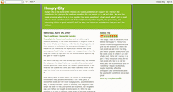 Desktop Screenshot of hungrycity.blogspot.com