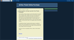 Desktop Screenshot of buyairlineticket.blogspot.com