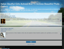 Tablet Screenshot of italian-cute-actress.blogspot.com