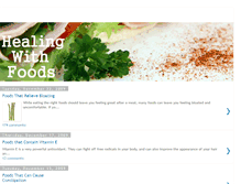 Tablet Screenshot of healingwithfoods.blogspot.com