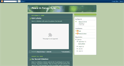 Desktop Screenshot of peaceinfocus-kyle.blogspot.com