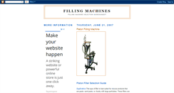 Desktop Screenshot of fillingmachines.blogspot.com