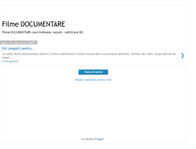 Tablet Screenshot of filme-documentare.blogspot.com