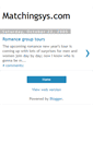 Mobile Screenshot of matchingsystem.blogspot.com
