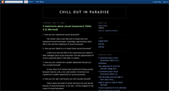 Desktop Screenshot of chilloutinparadise.blogspot.com