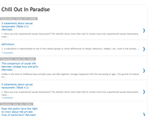 Tablet Screenshot of chilloutinparadise.blogspot.com