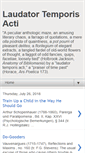 Mobile Screenshot of laudatortemporisacti.blogspot.com